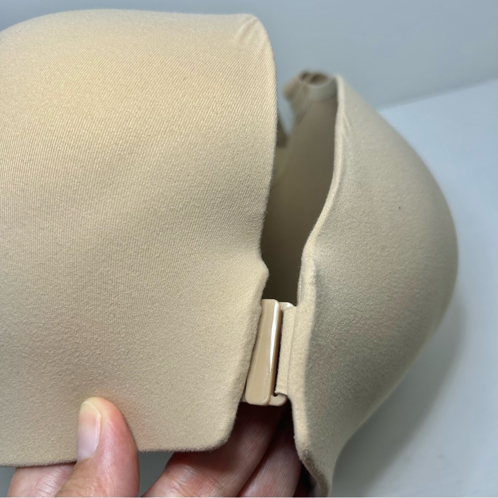 SOMA Enbliss Front Close Racerback Neutral Cream/Tan Adjustable Strap Bra 38DD - Picture 4 of 15
